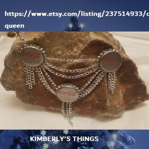 15 Inch Silve Coke Cap Necklace - Picture 1 of 5